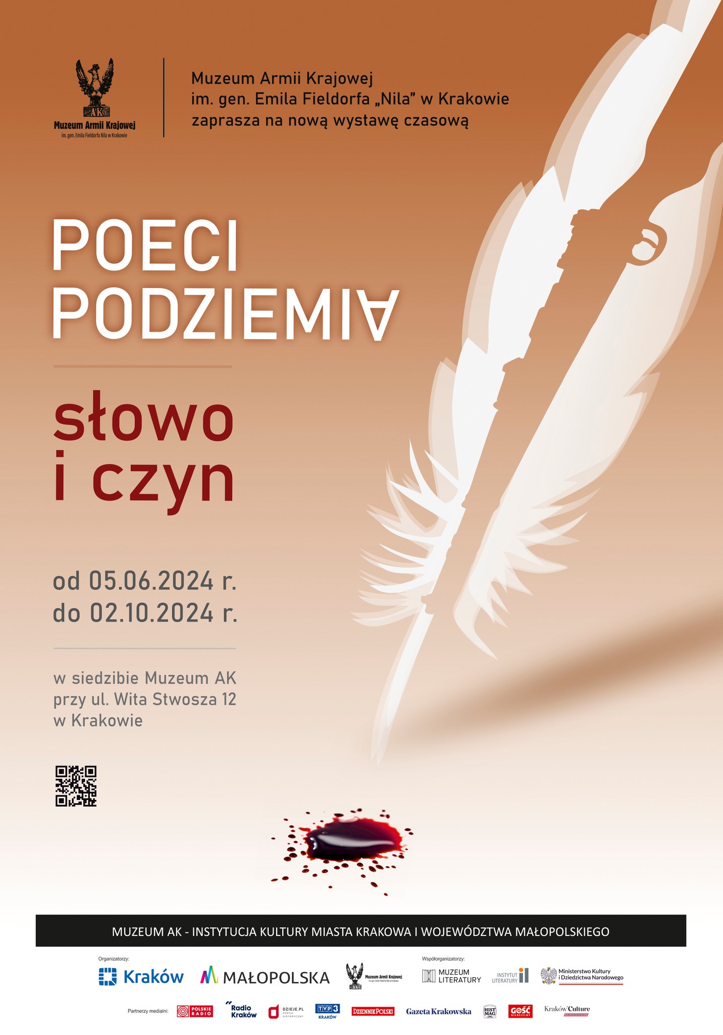 Poeci Podziemia - plakat wystawy